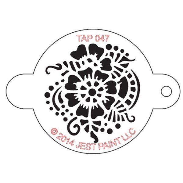 Tap Facepaint Henna Pattern