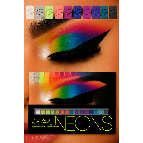 Beauty Brick Eyeshadow Collection Neon