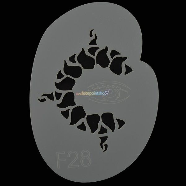 FA Airbrush/Facepaint Tribal Sun Stencils