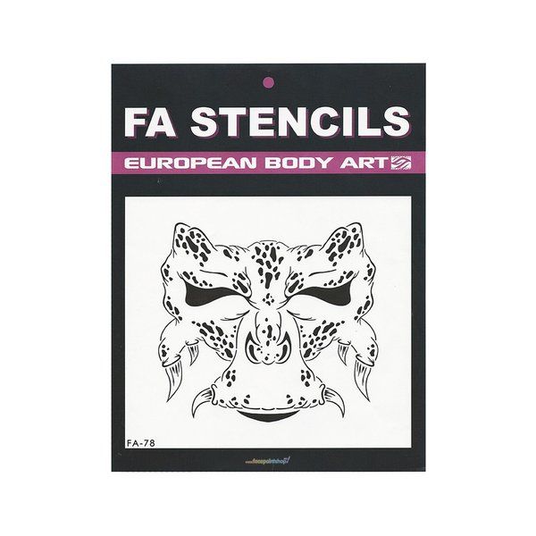 FA Airbrush/Facepaint Monster Stencils (Kids Size)
