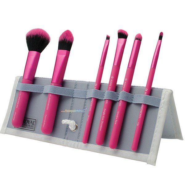 Royal Brush Moda Professional Makeup Brush Set 7 pc Pink