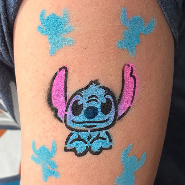 Stitch Facepainting Stencil