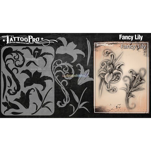 Wiser Airbrush Tattoo Fancy Lily