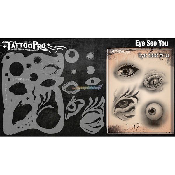 Wiser Airbrush Tattoo Eye See You