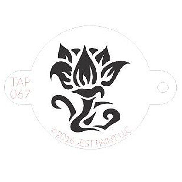 Tap Facepaint Stencil Rose