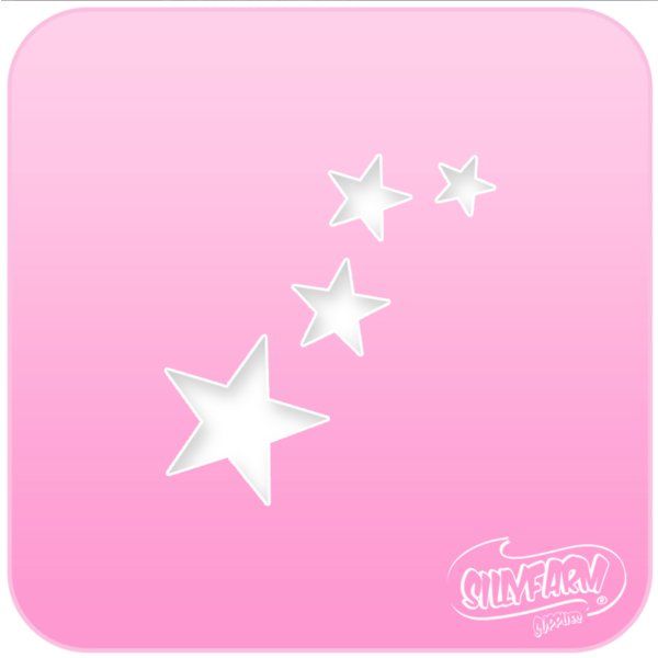 Silly Farm Stencil Star