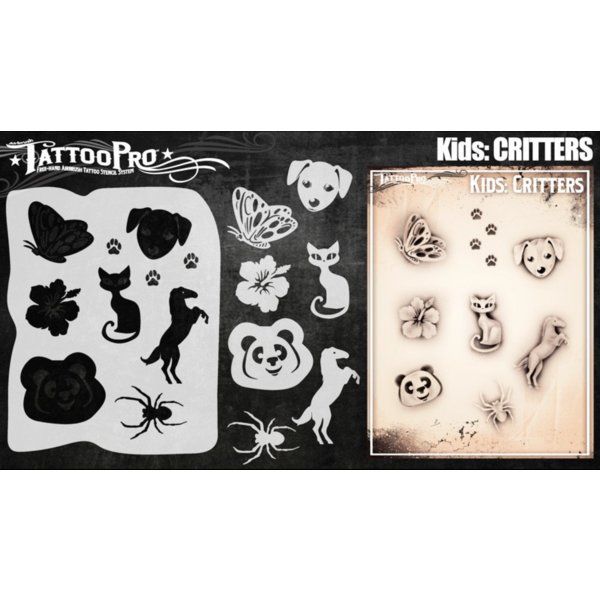 Wiser Airbrush Tattoo Critters
