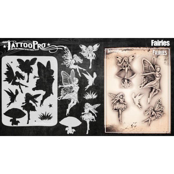 Wiser Airbrush Tattoo Fairies