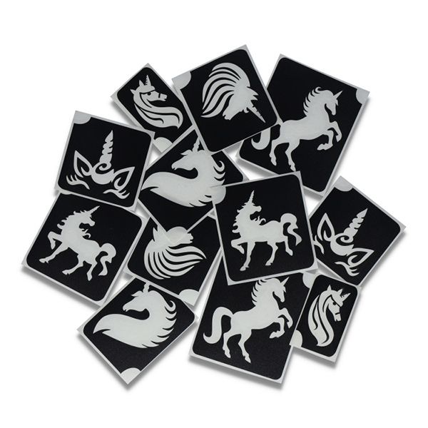 Superstar Unicorn Glitter Tattooset