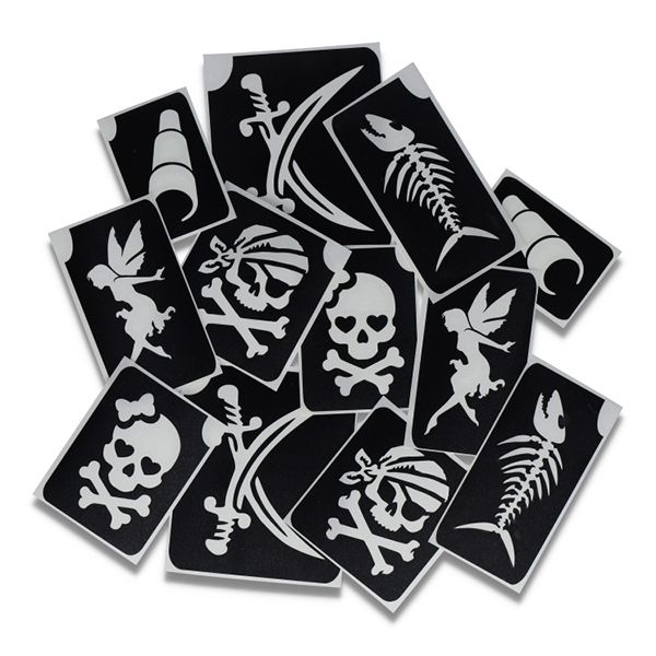 Superstar Pirate Glitter Tattooset