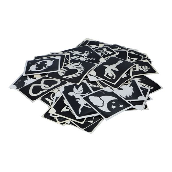 Superstar Big Mix XXL Glitter Tattoo Stencils