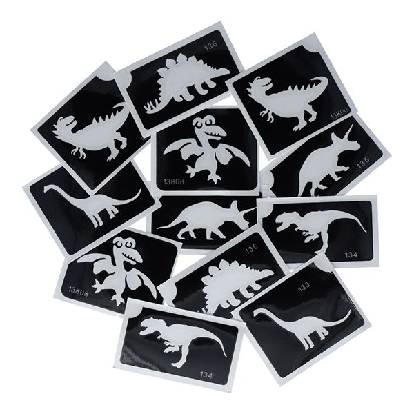 Superstar Dino Glitter Tattooset