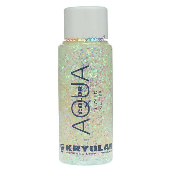 Kryolan Liquid Aquacolor Glitter Pearl Green 30ml