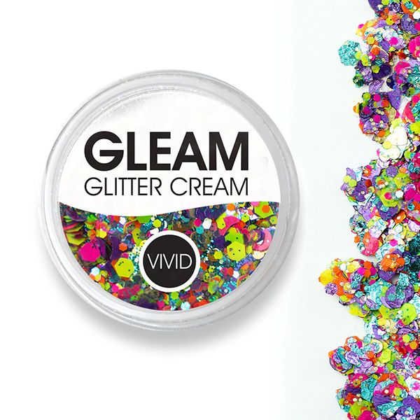 Vivid Gleam Chunky Glitter Cream- Aloha 