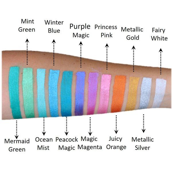 Fusion Face Paint Pearl Fairy White 25gr