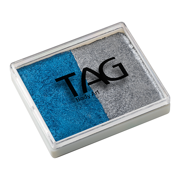 Tag Splitcake Pearl Blue / Pearl Silver (metallic)