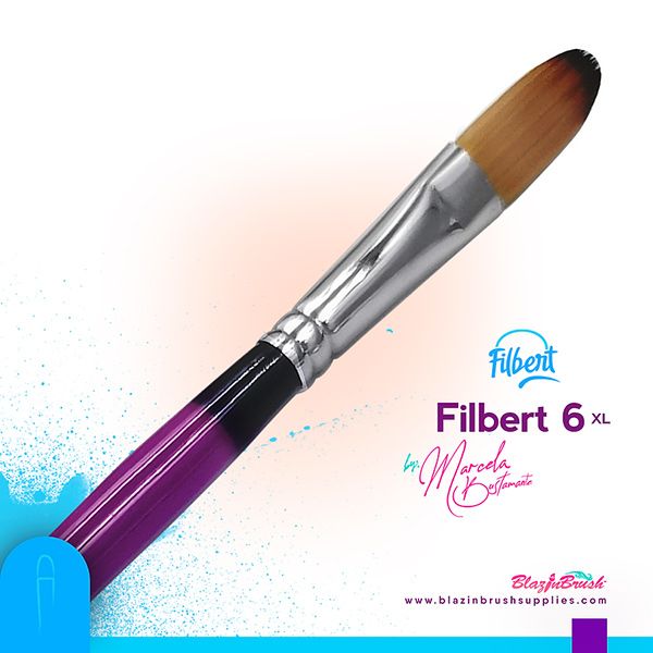 Marcela Bustamante Blazin Brush Filbert 6 Xl