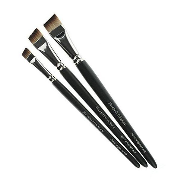 Facepaintshop Angular Brush Set 3pc