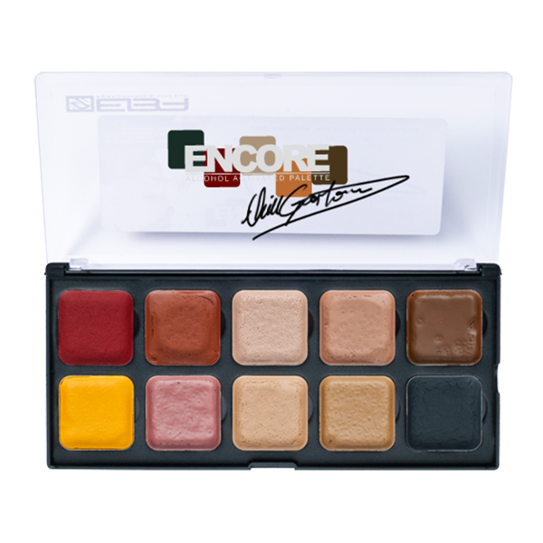 Encore Alcohol Facepaint Palette Flesh By Neill Gorton