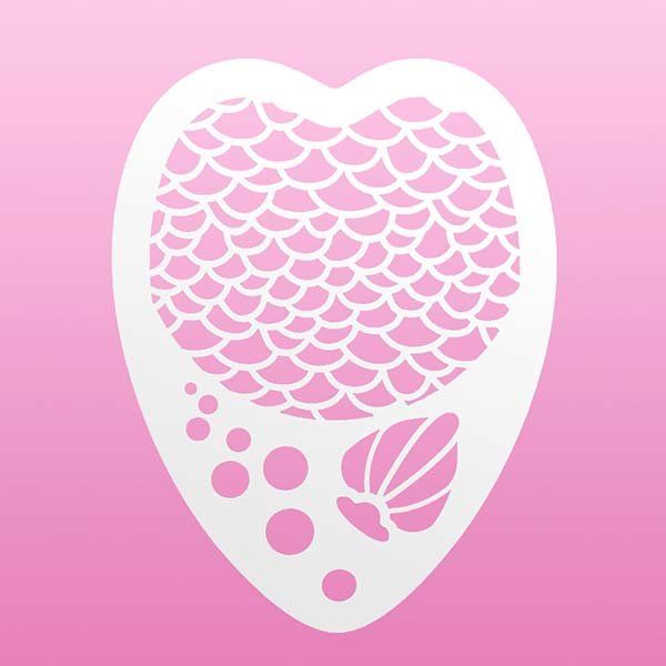 Heart Stencil - Sea Ya Later