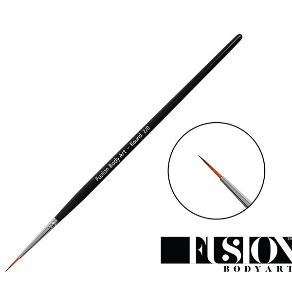 Fusion Body Art | Professional Face Paint Brush -  Liner Detail Round 2/0