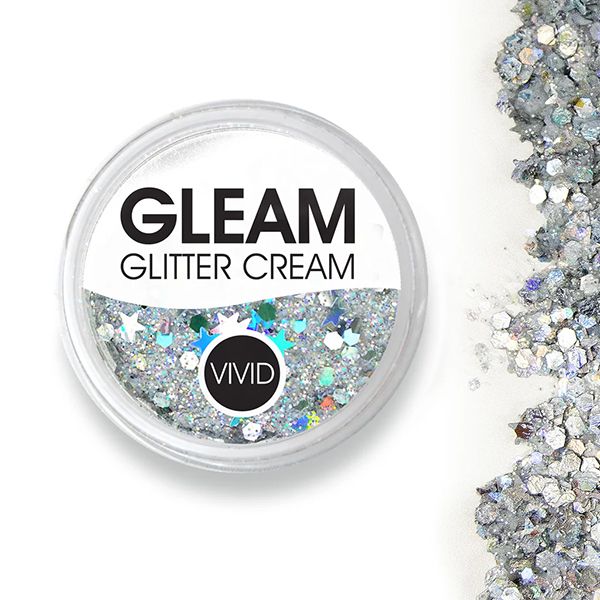 Vivid Gleam Chunky Glitter Cream- Heaven