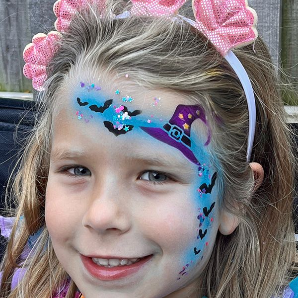 oOh Body Art Witch Face Stencil