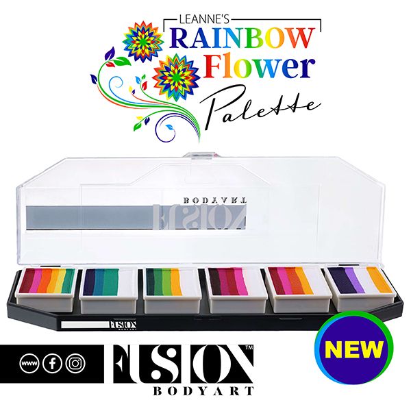 Leanne's Rainbow Flower Palette