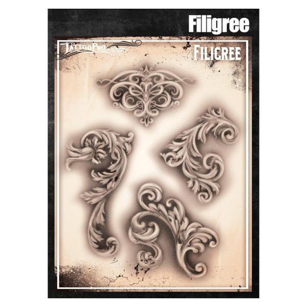 Wiser Airbrush Tattoo Filigree & Flair
