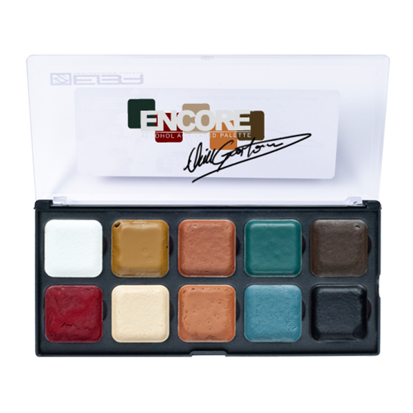 Encore Alcohol Facepaint Palette Old Age By Neill Gorton