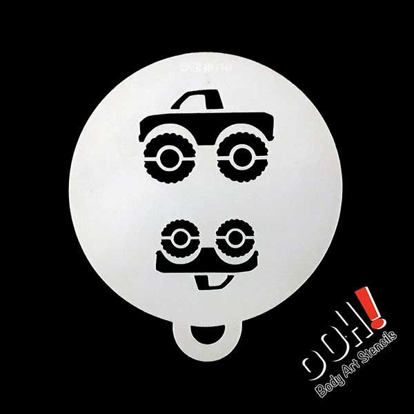 oOh Body Art Stencils C10