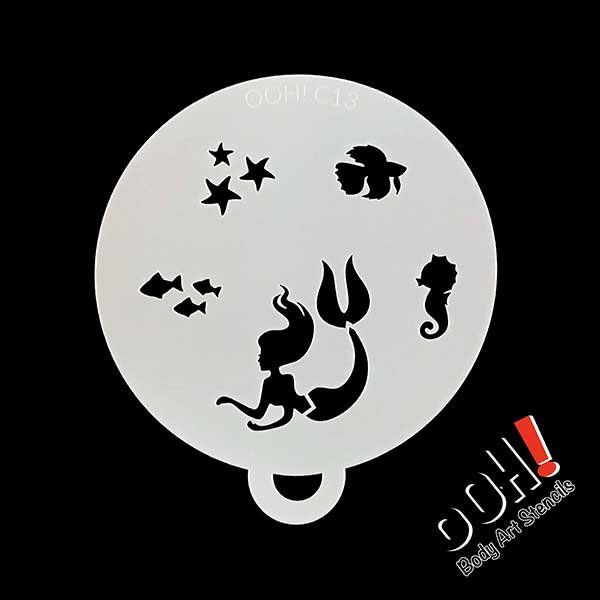 oOh Body Art Stencils C13