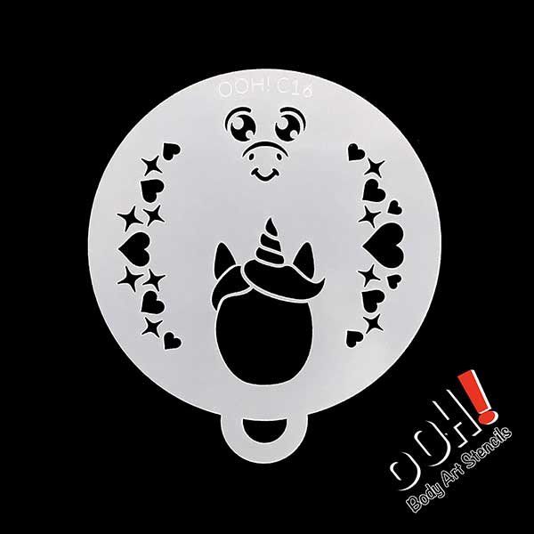 oOh Body Art Stencils C16