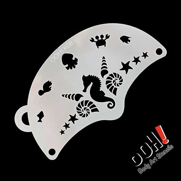 oOh Body Art Stencils K08
