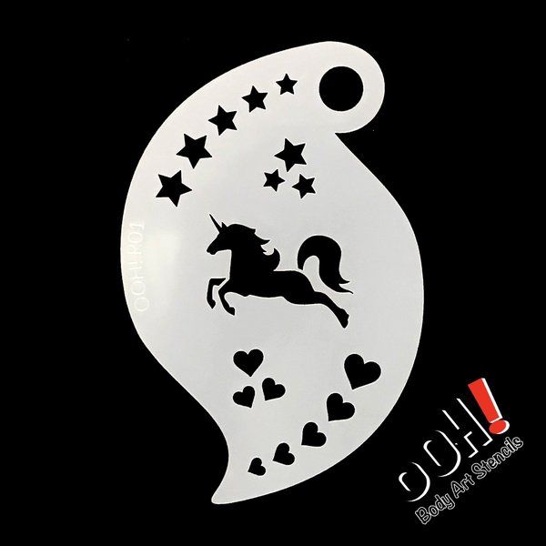 oOh Body Art Stencils R01