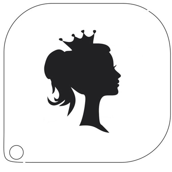 Facepaintingstencil Queen