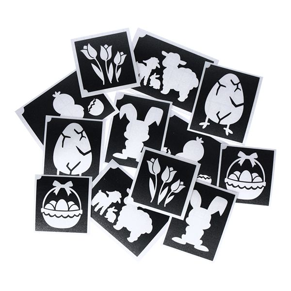 Eastern Glitter tattoo stencilset 