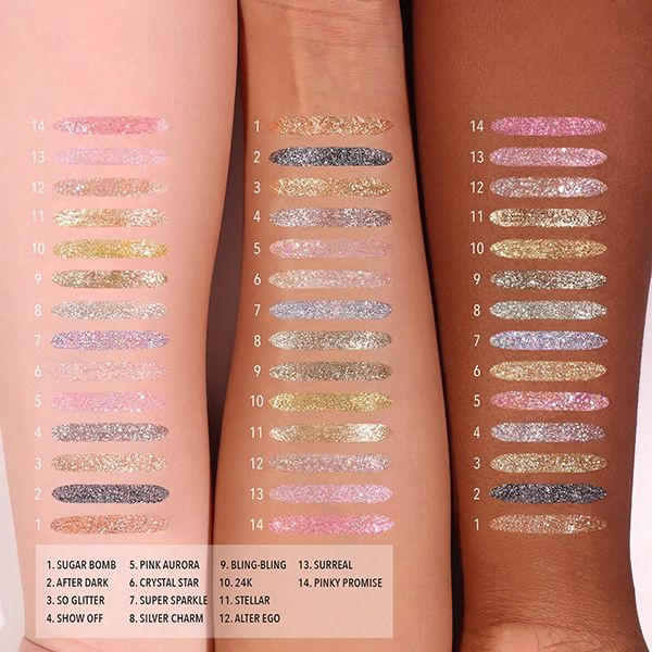 Moira Glitter Liner Pink Aurora 05