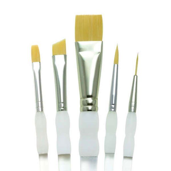 Royal Brush Soft Grip Set 5 Brushes Sg301-3t
