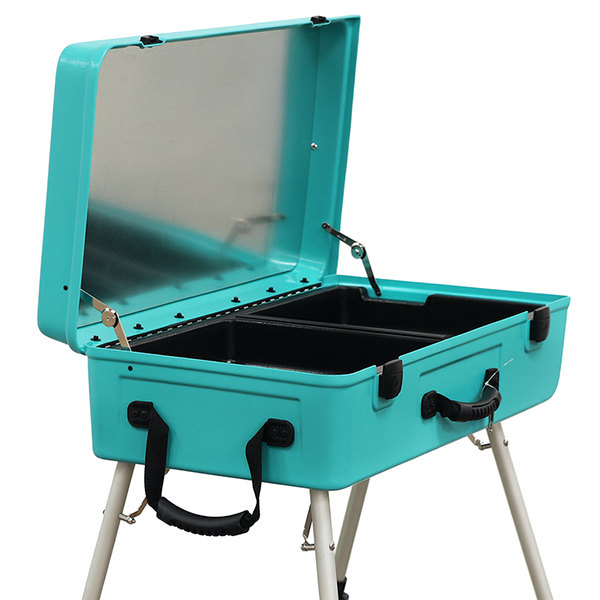 Teal Craft-n-Go Paint 28" Station with Accessories