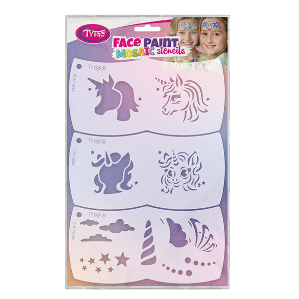 Facepaintstencils Unicorn