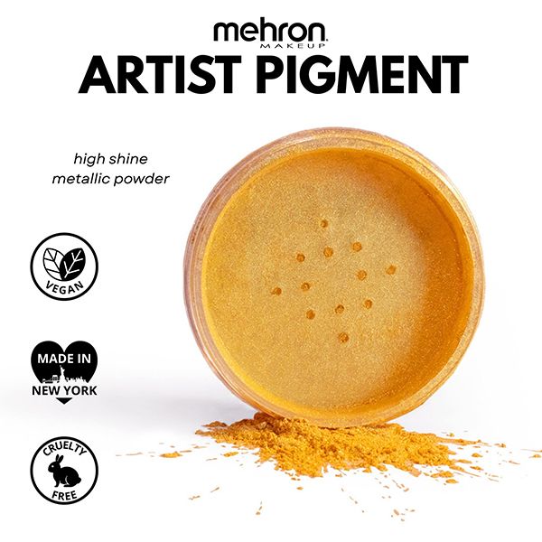 Mehron Artist Pigment Yellow Gold