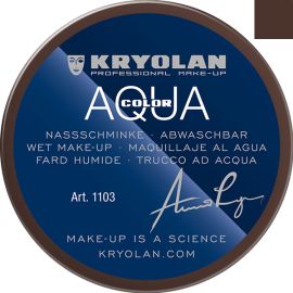 Kryolan Aquacolor Zwarte Pieten Schmink 103 55ml