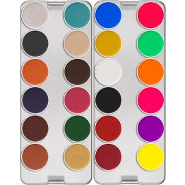 Kryolan Aquacolor Z Basicpalette 24 Colors