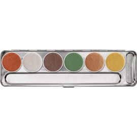 Kryolan Aquacolor Interferenz Palette Earth Glow