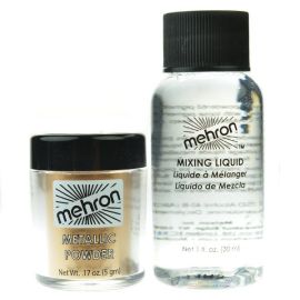 Mehron Metallic Powder Lavender With Mixing Liquid