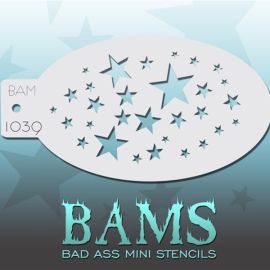 Bad Ass Bams FacePaint Stencil 1039 