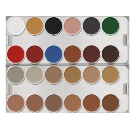 Kryolan Aquacolor K Basispalet 24 kleuren