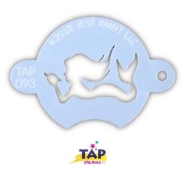 Tap Schmink Sjabloon Swimming Mermaid