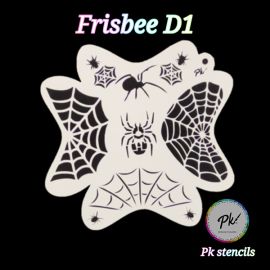 Frisbee Facepaintingstencil D1